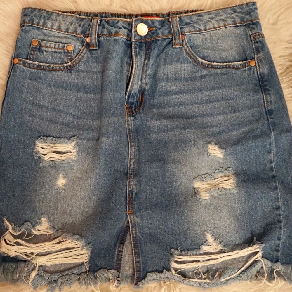 Denim skirt